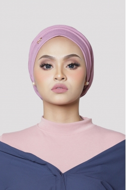 MARILYN INSTANT TURBAN COTTON - LAVENDER